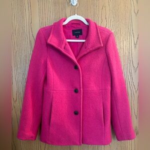 Lands End Wool Blend Spring Coat